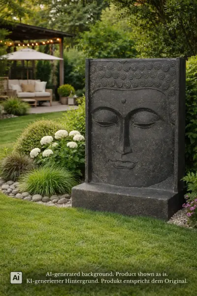 Product image 1 of the product “Water feature Buddha Head relief, 80cm ”